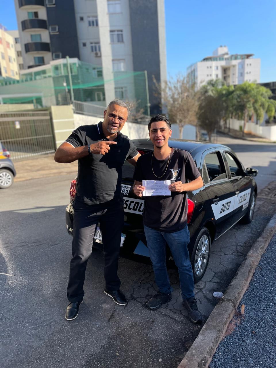 Aluno aprovado Eduardo Fernandes